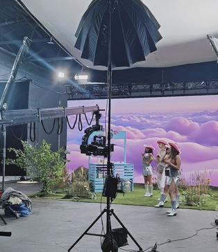 Зйомка музичного кліпу з Virtual Production технологією