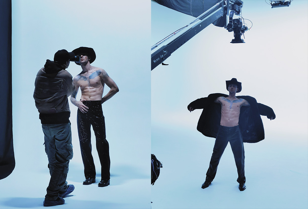 фотозйомка-на-білій-циклорамі-Макс-Барскіх-для-кліпу-Someone-New-Слава-Давидов-режисер