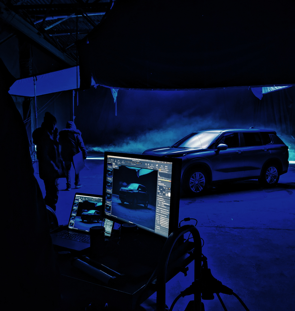 Робота фотографа @baranov.photo у павільйоні Darkness SP Studio.