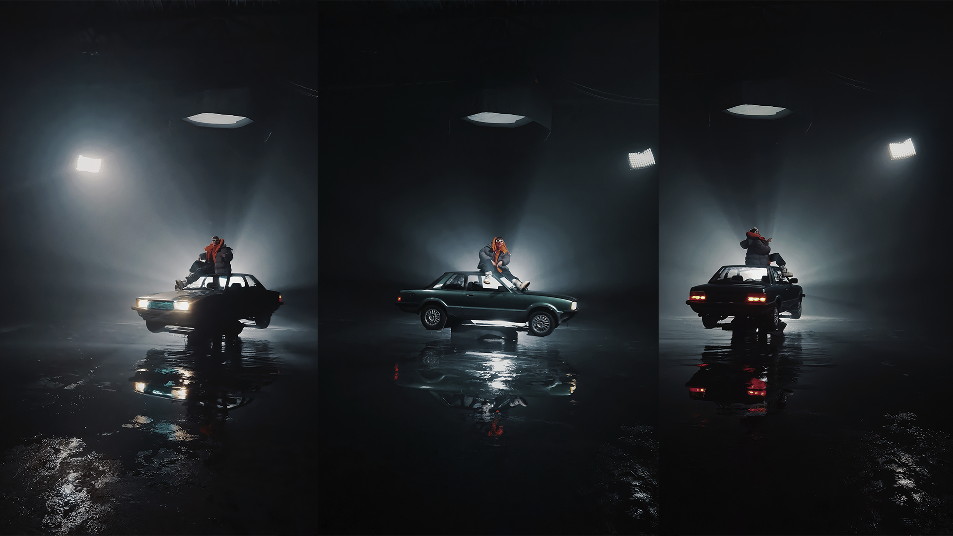 Ефект мокрої підлоги в студії: кінематографічні рефлекси та світловий сценарій від Юрія Рибченка