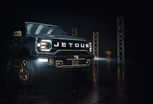 Автомобільна зйомка Jetour T2 у Stage 1 Black | Використання верхніх світлових панелей