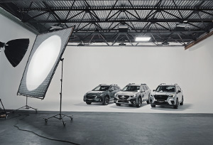 Subaru Ukraine, автомобільні зйомки, зйомка авто Київ, студія для зйомок авто